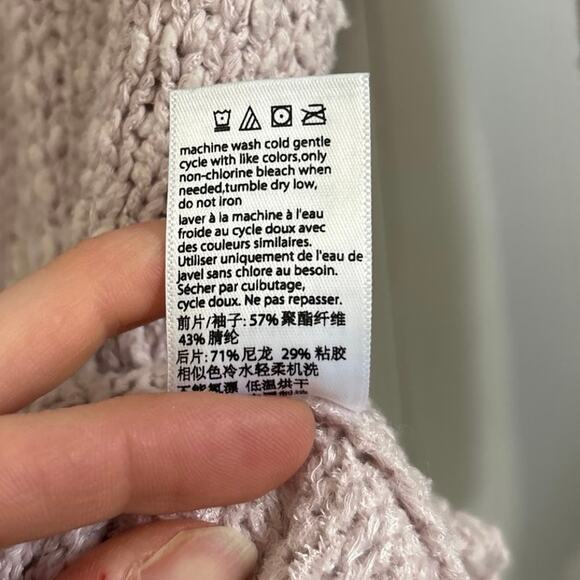 Barefoot Dreams Pink Cozy Button Front Cardigan XS - Picture 6 of 6